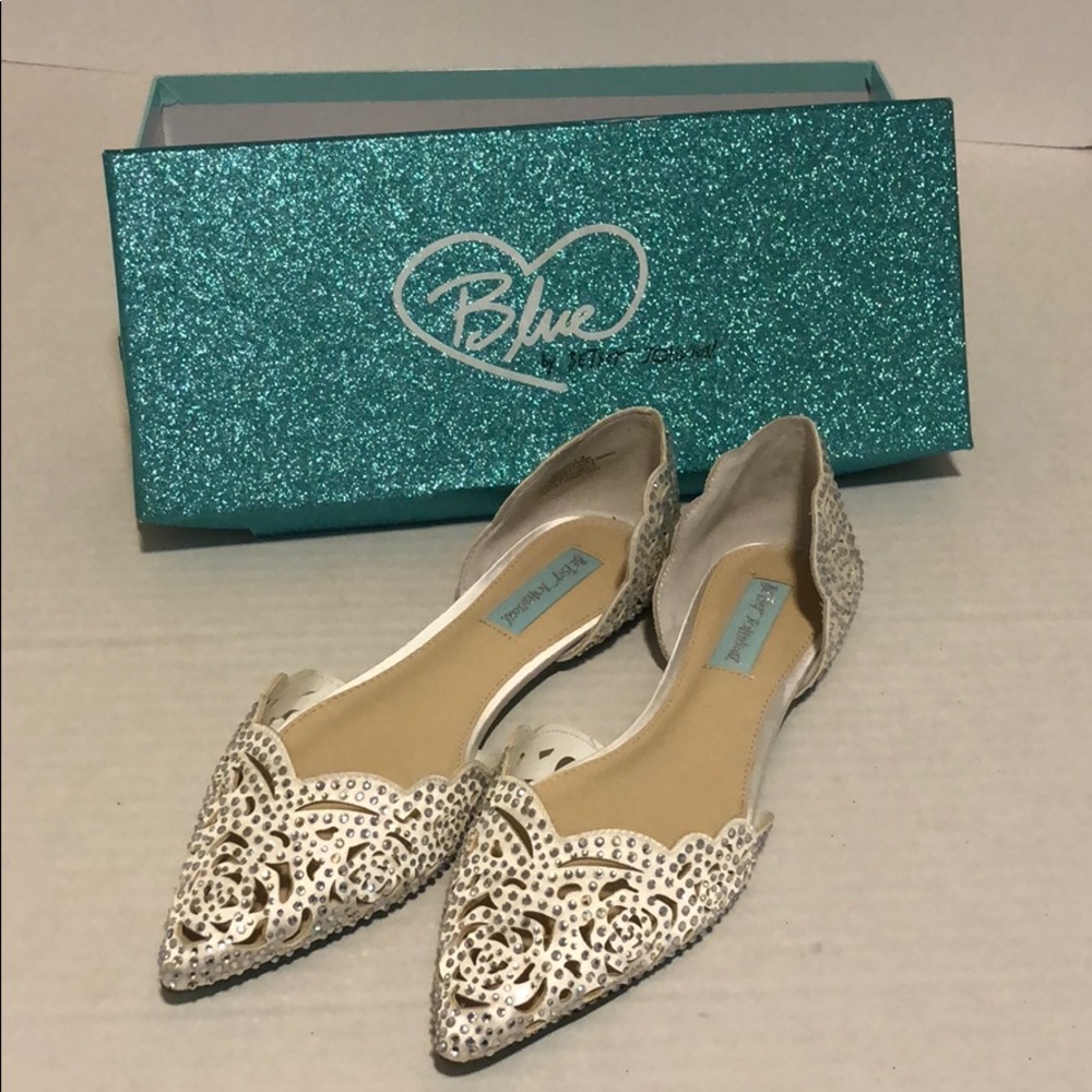 Blue by Betsy Johnson Lucy flats